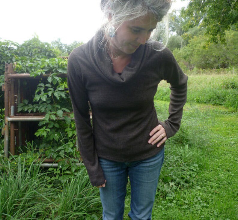 Light Weight Merino Wool Turtleneck Shirt | Etsy