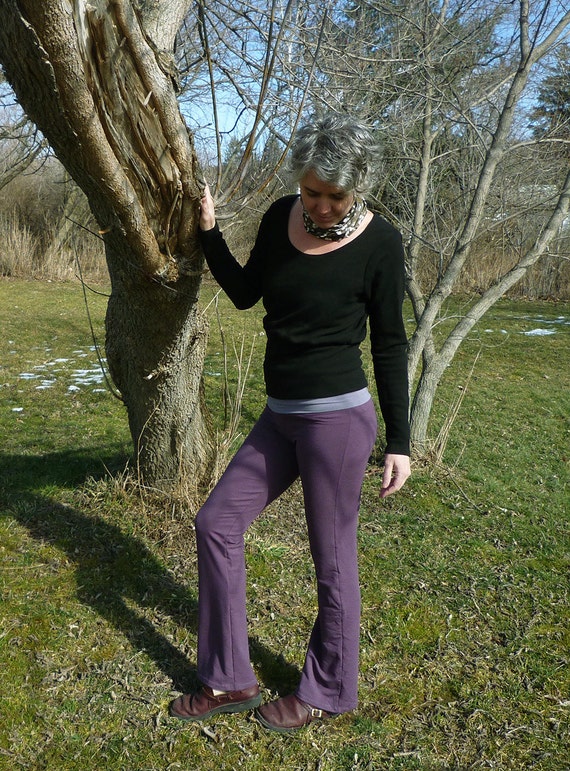 Organic Cotton Mid Weight Yoga Pants - Etsy