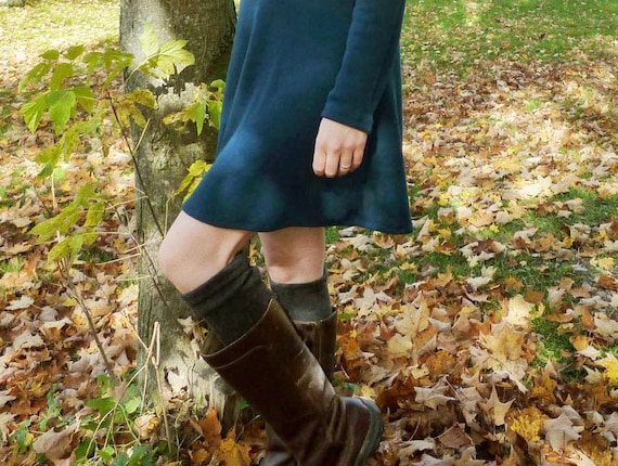 Mid Weight Merino Wool Leg Warmers 100 Percent Wool