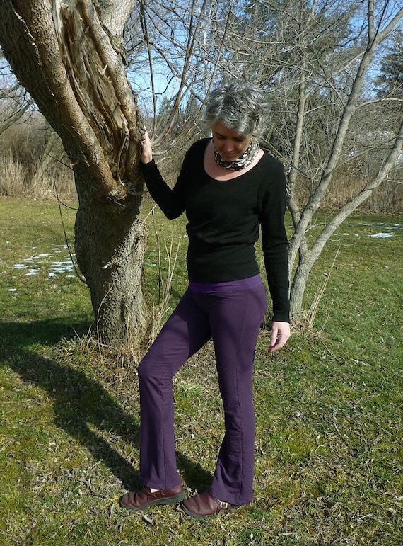 Organic Cotton Mid Weight Yoga Pants 