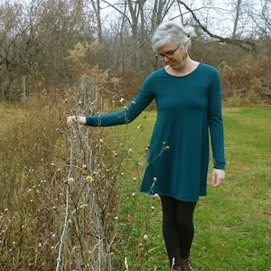 UltraLight Weight Merino Wool A-line Dress 100 Percent Wool