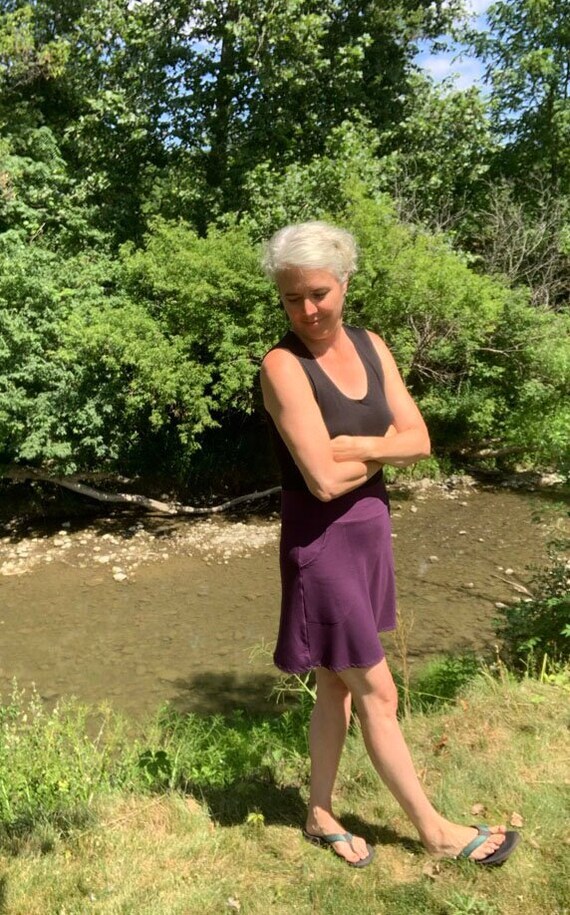 Organic Cotton Mid Weight Pocket Skirt - Etsy