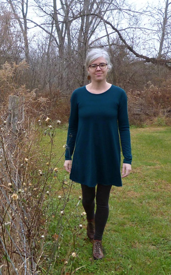 Light Weight Merino Wool A-line Dress 100 Percent Wool - Etsy Israel