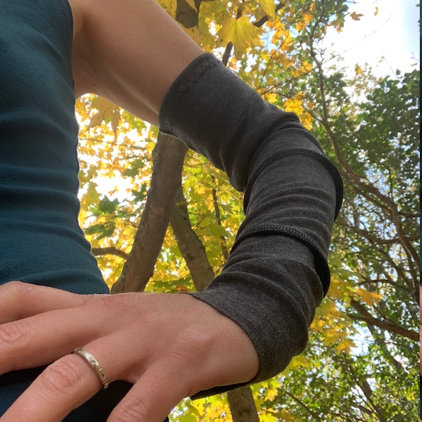 Softest EVER Light Weight 100% Wool Arm Warmers