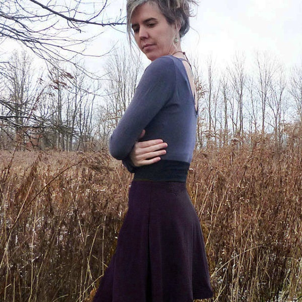 Softest EVER Light Weight 100% Wool Aline Skirt