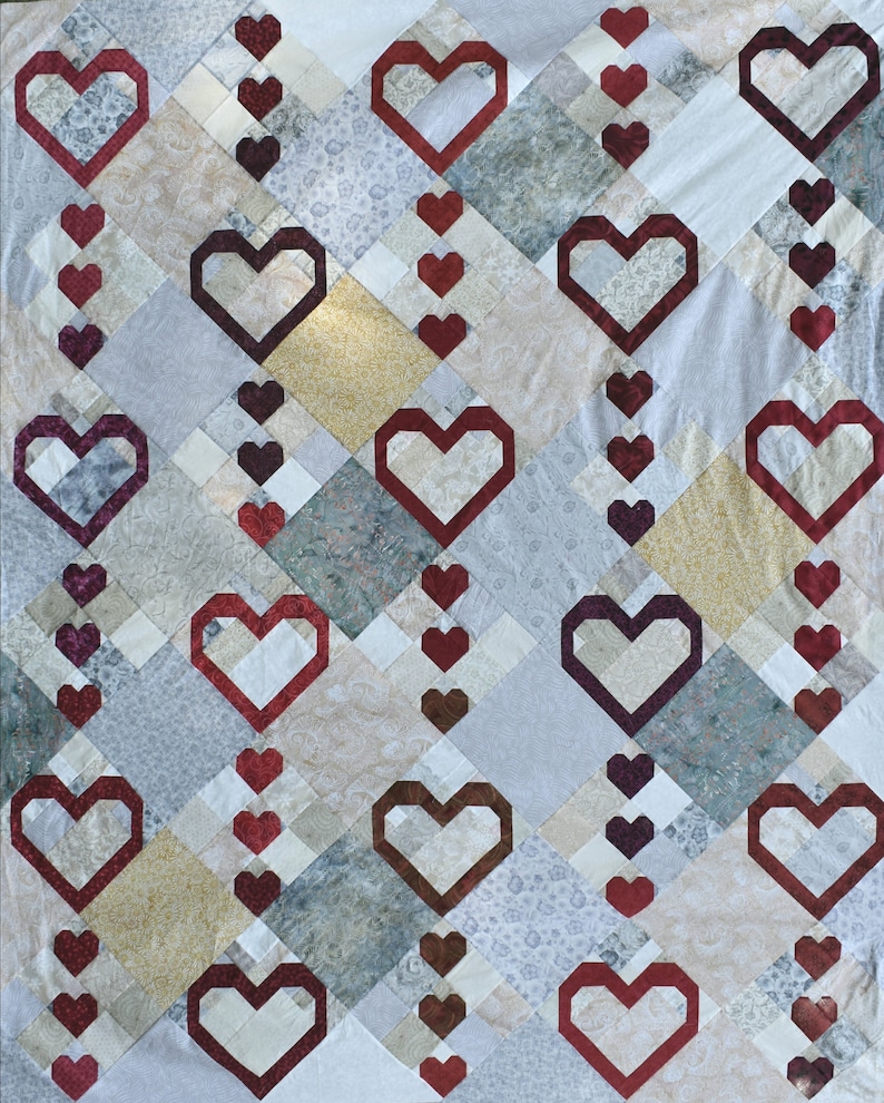 Heart Strings Quilt Pattern Etsy
