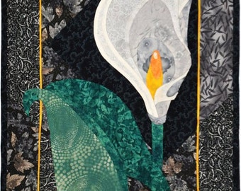 Quilt Pattern - Calla Lily Applique - PDF quilt pattern