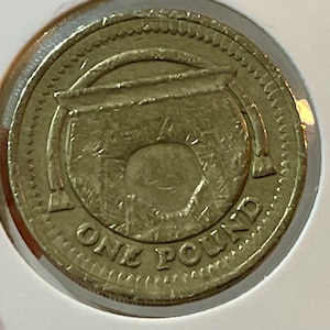 イギリス 1 ポンド硬貨 | エリザベス 2 世 | エジプトのアーチ橋