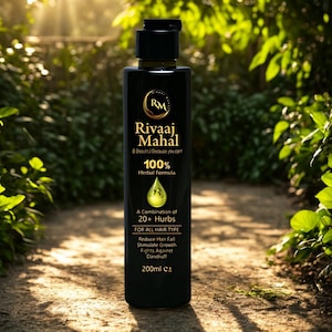 Organic Herbal Hair Oil: Amla, Neem, Aloe Vera - Handmade in Pakistan