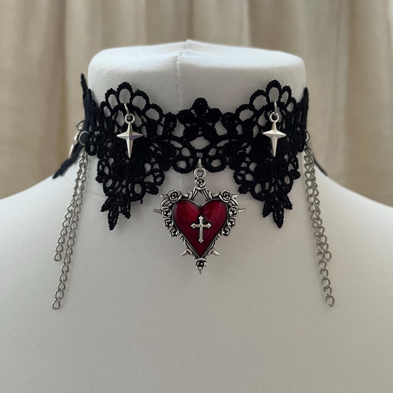 Silver Choker Vampire - Etsy UK