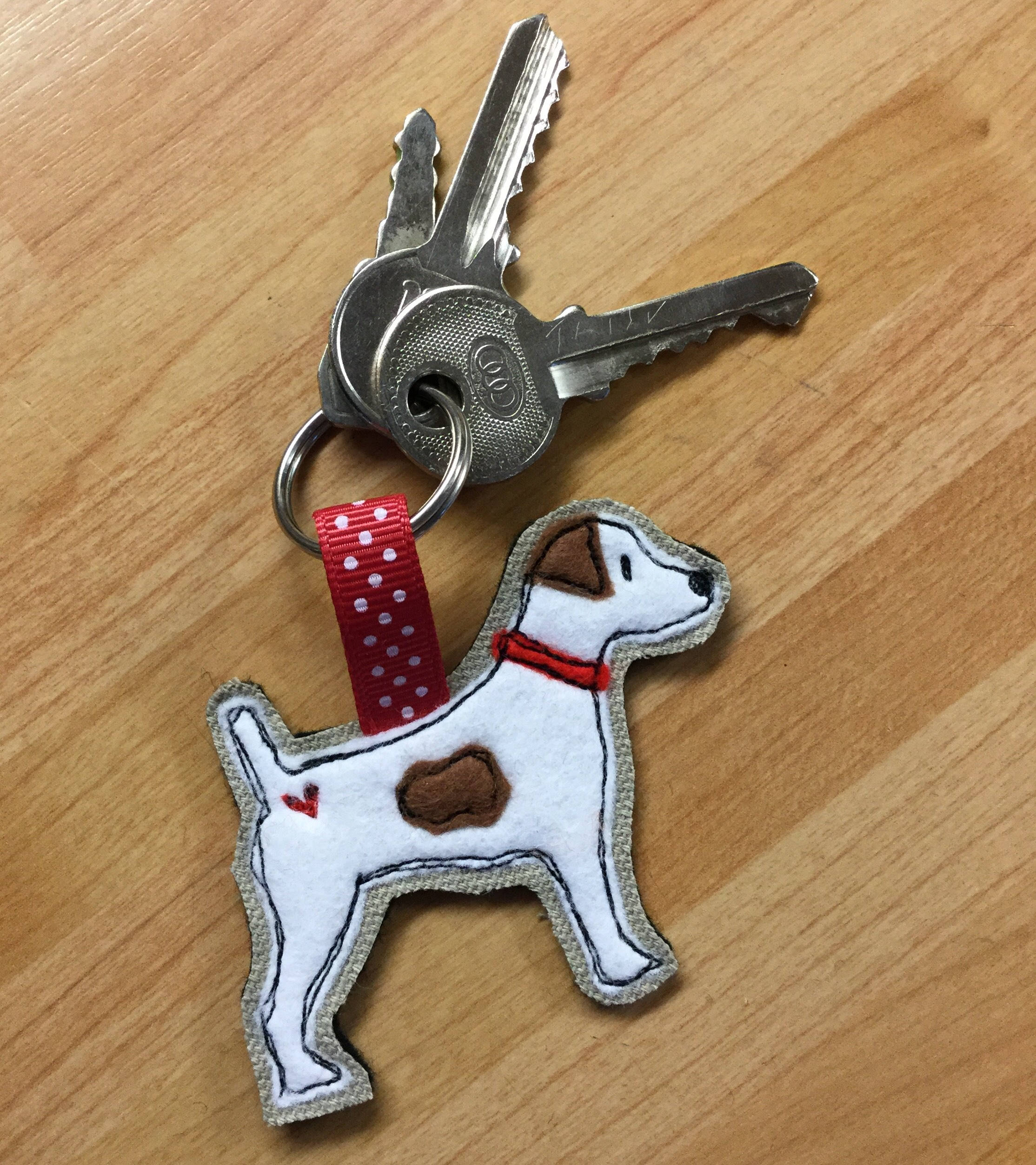 jack russell keyring