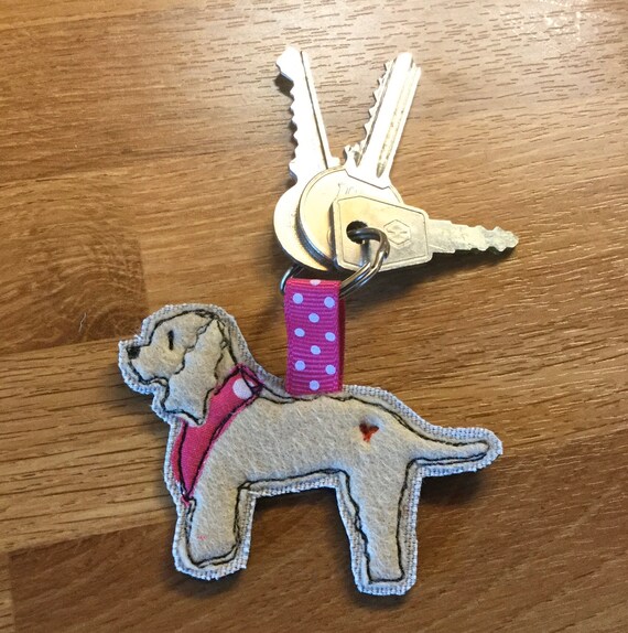 cavapoo keyring