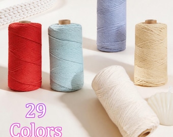 29 Colors Hollow Cotton Yarn, 100m Milk Yarn, For Diy Crochet Beach Tote Bags, TravelBag, Knitting Kit