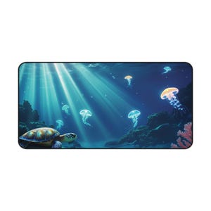 Ocean Themed Desk Mat - Gaming-Mouse Pad