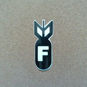 F Bomb Sticker