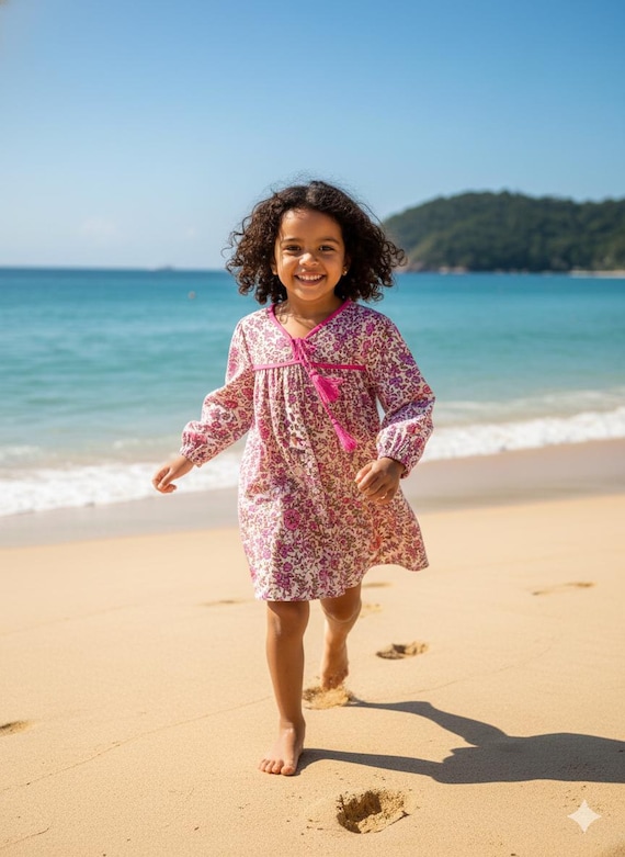 designer dresses for girls palm beach Baby Girls White Appliqu Summer Beach Dress