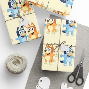 Papel de regalo azul, papeles de regalo, cumpleaños, Navidad, regalos para fiestas infantiles, regalos navideños, decoración para baby shower