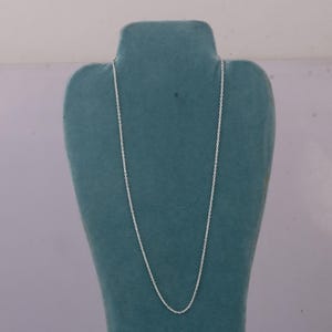Dainty 925 Sterling Silver Chain Necklace - Lightweight Everyday Jewelry - Adjustable Chain Necklace - Delicate Necklace For Women.