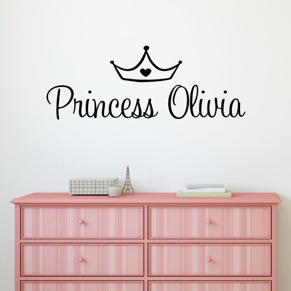 Princess Wall Decal Etsy Australia