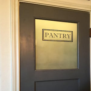 Pantry Door Decal Farmhouse Style For Glass