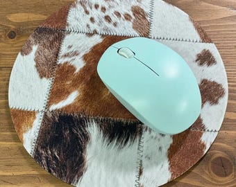 Farmhouse Desk Decor Mouse Pad – Cowgirl Office Accessory, Western Home Office Gift