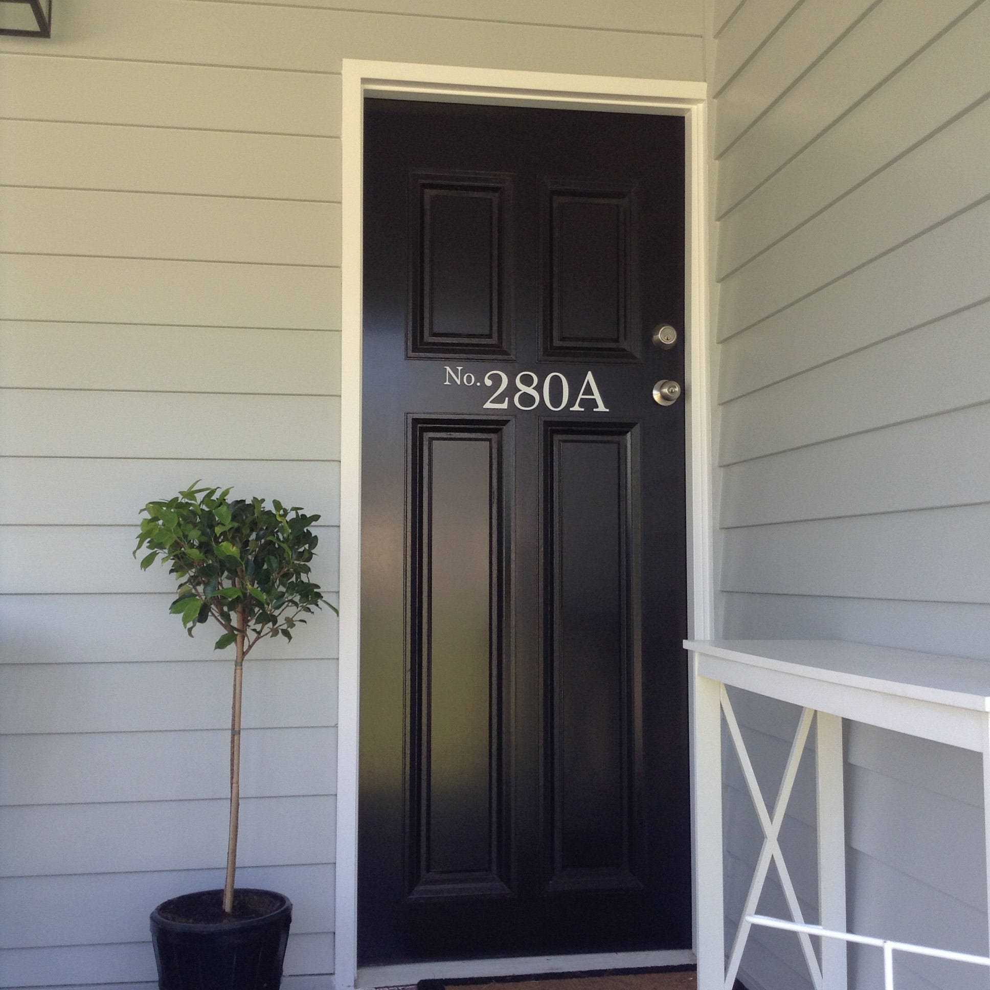 Vinyl House Numbers Front Door Decal Address Numbers for Etsy Canada