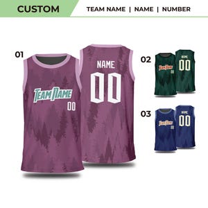 Custom Basketball Jersey: Sublimation Print, Personalized Team Name & Number