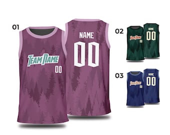 Custom Basketball Jersey: Sublimation Print, Personalized Team Name & Number