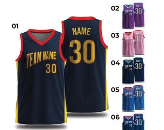 Custom Basketball Jersey: Sublimation Print, Personalized Team Name & Number