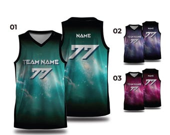 Custom Basketball Jersey: Sublimation Print, Personalized Team Name & Number