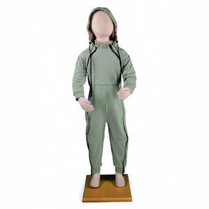 Unisex Adaptive Romper | Zipper Jumpsuit for Kids with AFO/Braces