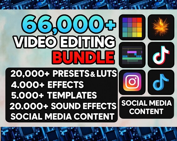 Premiere Pro、FCP、After Effects向けの66,000以上のビデオ編集