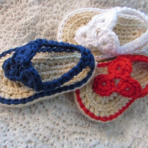 NEW Crochet Pattern -Baby Thong Sandals/ Baby beach shoes/ Infant Flip Flops/ Summer Sandals/ Crochet Baby Summer Sandals - Instant Download