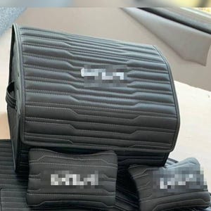 Universal Car Storage Box – Luxury Leather Trunk Organizer, Foldable Auto Storage Case, Vehicle Accessory, Travel Gift for Car Owner