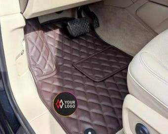 Custom Leather Car Mats Personalized Floor Mats - Luxury Custom Fit Leather Mats & Car Interior Accessories for All Models