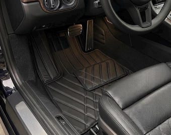 Alfombrillas de cuero personalizadas para coche: alfombrillas de lujo a medida para cualquier vehículo.