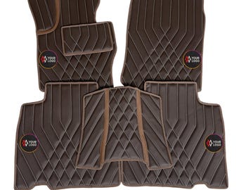 Alfombrillas de cuero personalizadas para coche: impermeables, antideslizantes y con protección interior a medida.