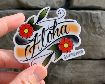 Aloha sticker