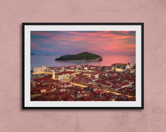 Dubrovnik Old Town Print | Croatia Wall Art | Original Photography