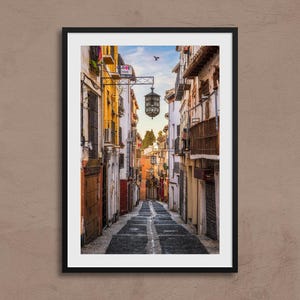 Granada Art Print | Granada Travel Poster, Andalusia Wall Art, Spain original photo, Granada Old Town, Travel Art, Spain Gift, Home Decor