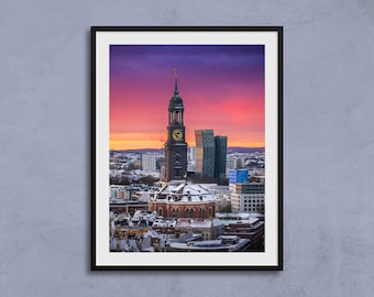 Hamburg Michel Print | Germany Wall Art | Original Photography