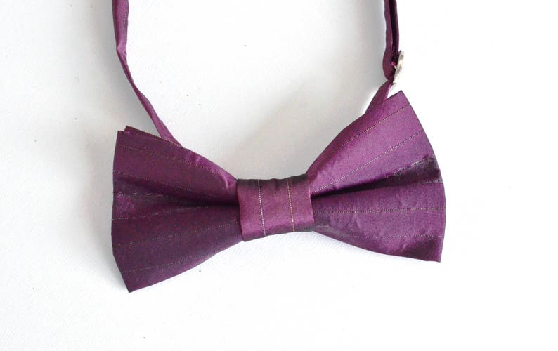 Bow tie prettied, purple bow ties for man, pink bowtie printed, gift for men, Christmas gift for boyfriend Men accessories ooak image 6