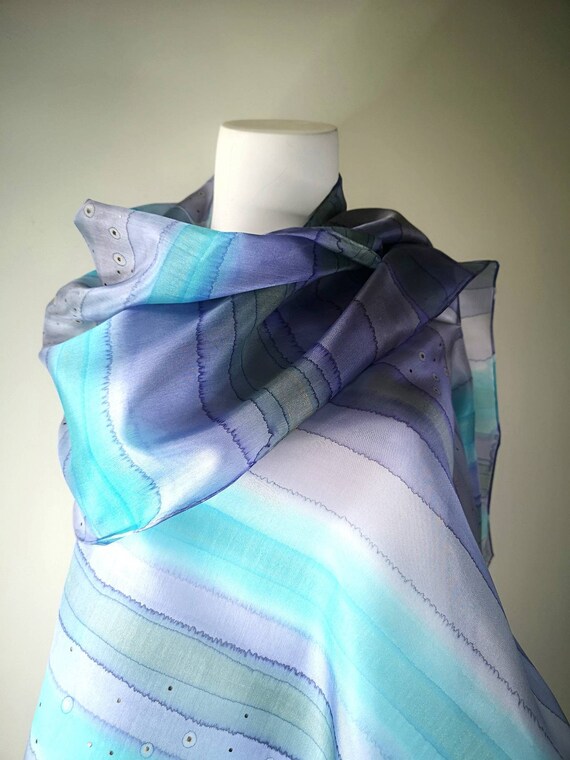 Etsy silk scarf 2025