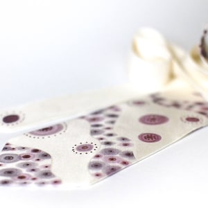White silk necktie, painted necktie for man, abstract unisex neck tie pink, personalized gift for men, gift for him, hand painted necktie