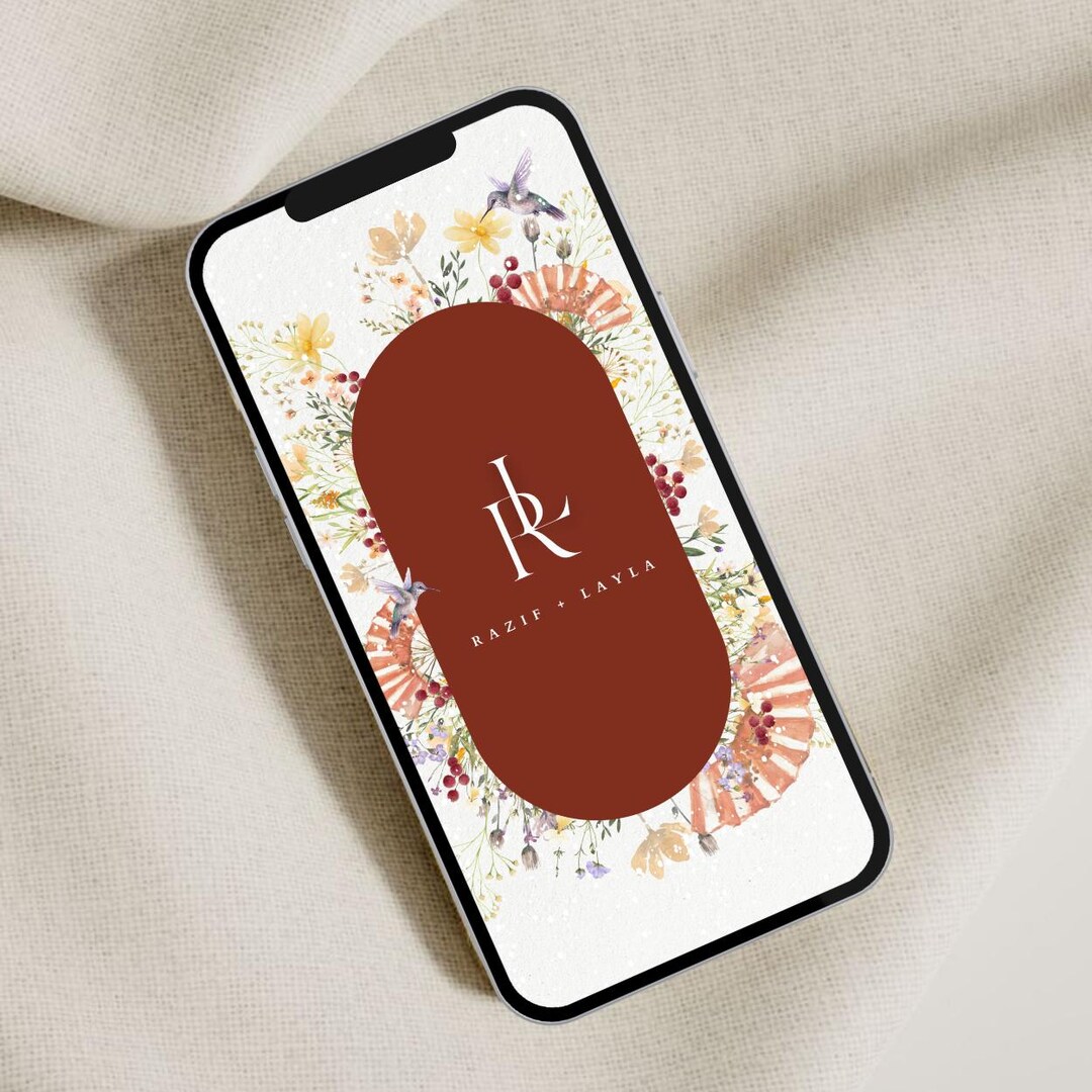 Wedding Digital Motion Invitation Card | Chinoiserie Series ...