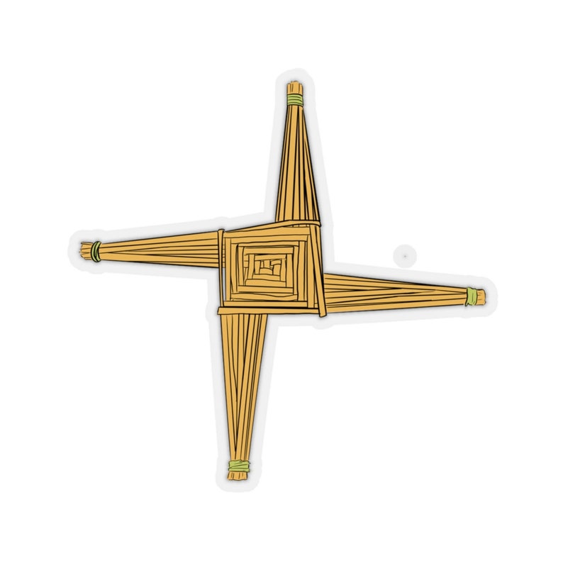 Imbolc Brigids Cross Sticker Brighid Witch Wiccan Pagan Witchcraft Celtic Druid Druidry Wicca