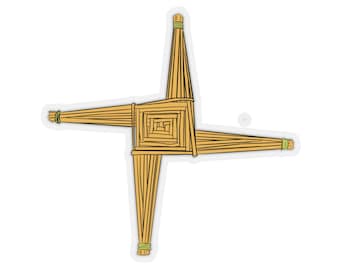 Imbolc Brigids Cross Sticker Brighid Witch Wiccan Pagan Witchcraft Celtic Druid Druidry Wicca