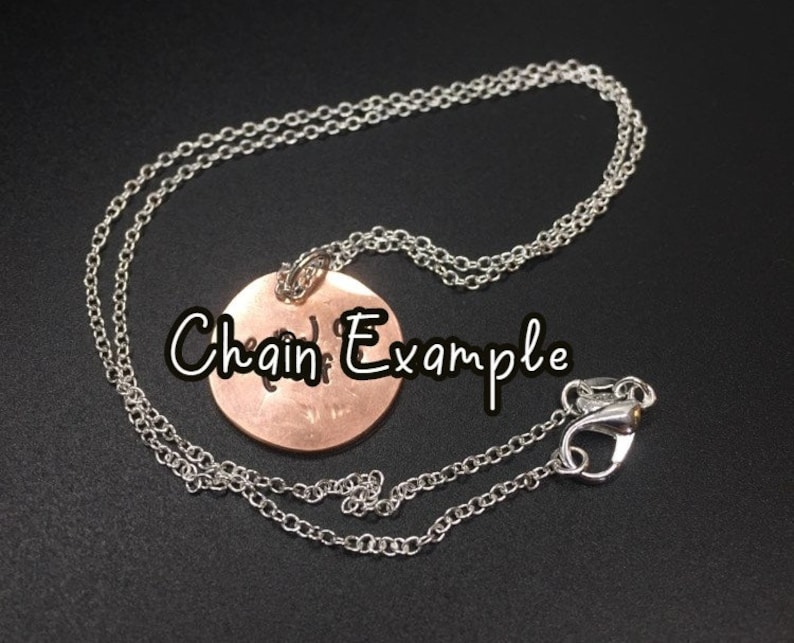 Cake Sniffer Hammered Penny Charm Necklace Copper Jewelry New Etsy