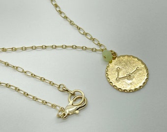 28” Celestial Star Necklace Gold Tone Witchcraft Astrology Astronomy Fashion Jewelry constellation