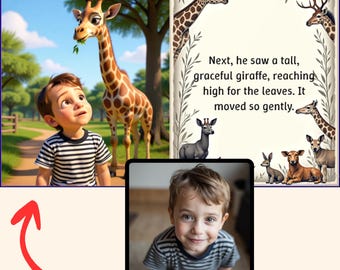 Personalized Kids Storybook with Custom Photo | Child as Main Character (Digital PDF)